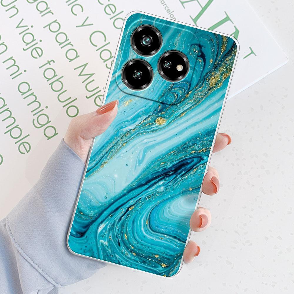 For ZTE Axon 60 4G Case Back Cover For ZTE Blade V60 4G Funda Shockproof Clear Soft Silicone Phone Case for ZTE Blade V40S Coque