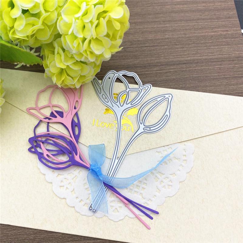 Flower Metal Cutting Dies Stencil Die Cut Scrapbooking Craft DIY Scrap Booking Paper Card
