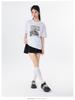 Unisex Retro Fun Print Loose Cotton T-Shirt - Trendy Chic Casual Half Sleeve