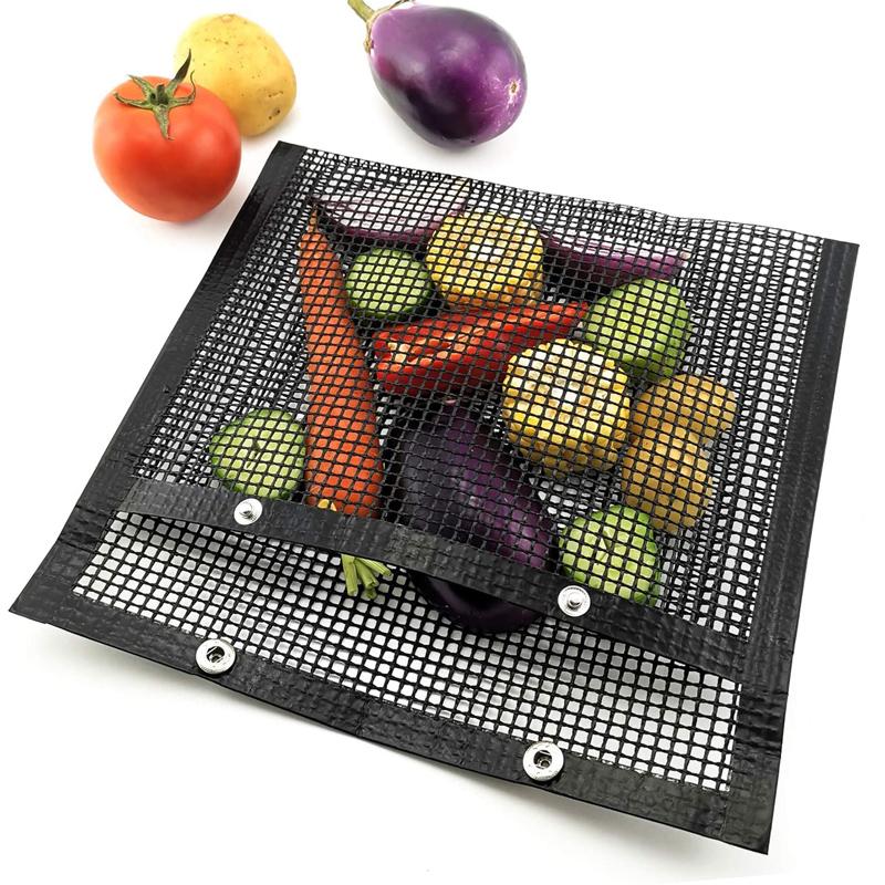 Grill-Set Mit Netztaschen & Anti-Haft-Matte – Gesund Grillen Ohne Anbrennen