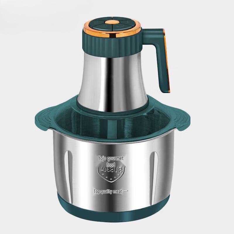 Multifunctional Electric Meat Grinder & Food Processor - Stainless Steel, for Mincing Meat, Garlic, and Vegetables