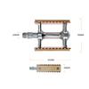 New Non-slip Pedal Ultralight Bike  MTB Road Bike Pedal Cycling Classical Retro Wooden Styles Bicycle Pedals