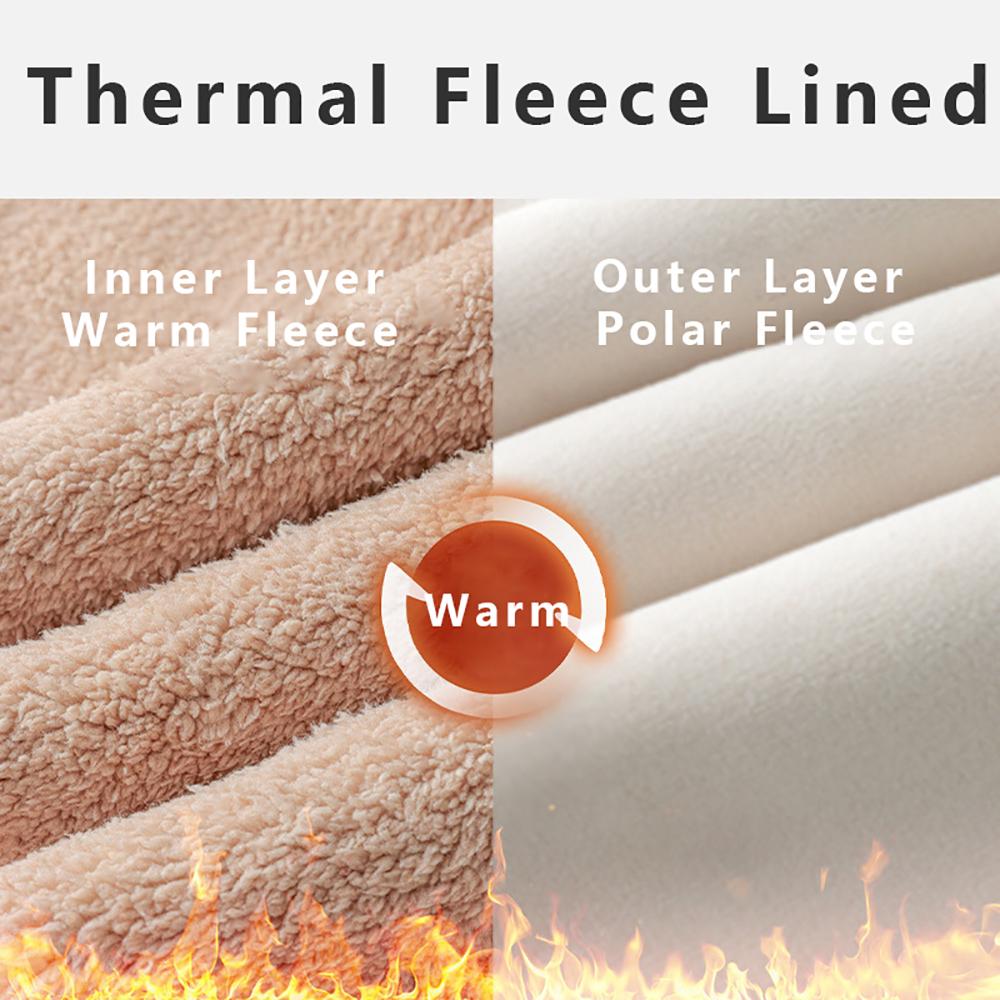 Women Winter Thicken Warm Leggings Thermal Fleece Lined Pants High Waist Thermos Tights Pants for Cold Weather