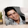 Rock Roll Legend Elvis Presley Blanket Soft Warm Cozy Suitable for Bed Picnics Chair Four Seasons Multipurpose Modern Style