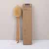 Bathroom Bath Brush  Bath and Back Rub Solid Wood Brush  Bath Brush Long Handle Pig Hair Brush