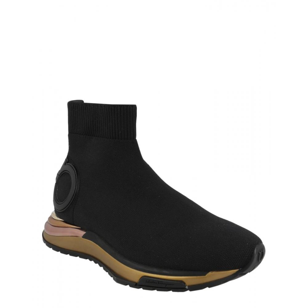 Salvatore Ferragamo Gardena Ankle Sock Sneakers Multi