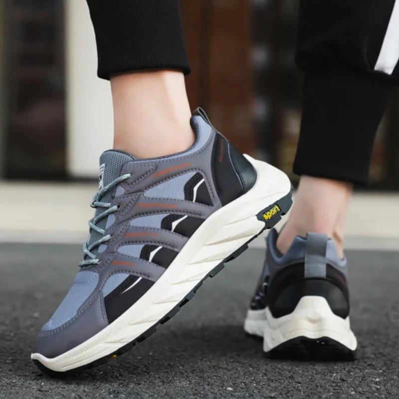 New Men Sport Shoes Comfor Non-slip Men Casual Sneakers Outdoor Platform Jogging Shoes Fashion Designer Men Tenis Shoes Sneaker