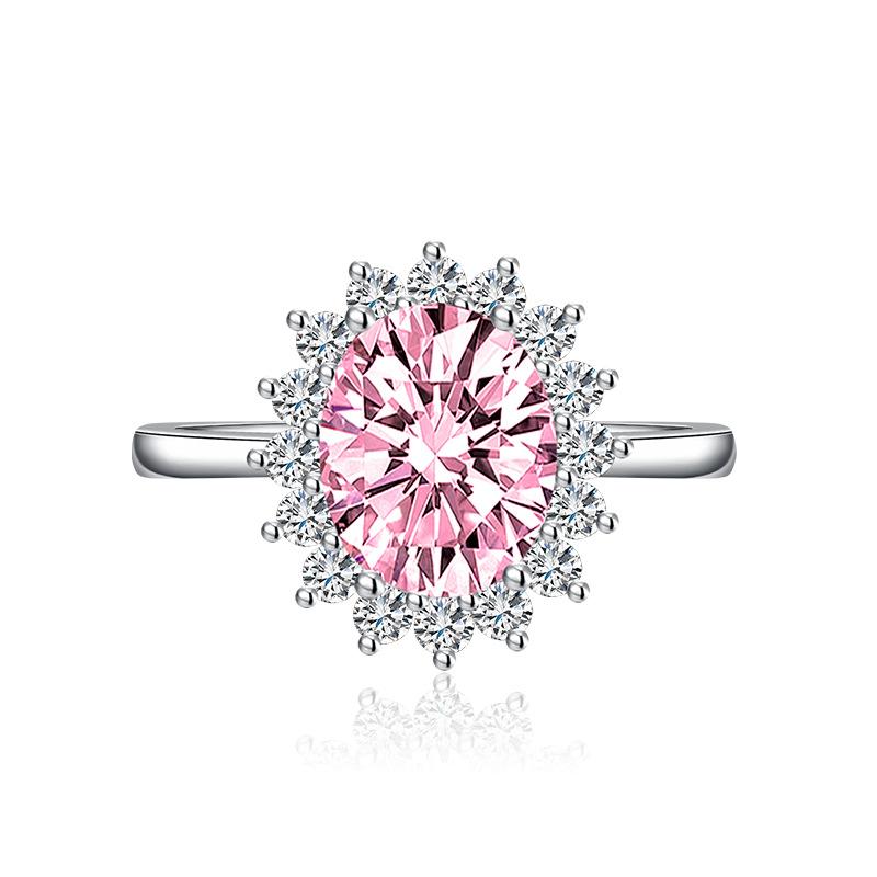 BELLA BOX Bagues d'ouverture redimensionnables pour femmes, en Zircon, fête de fiançailles, bijoux fins, cadeau