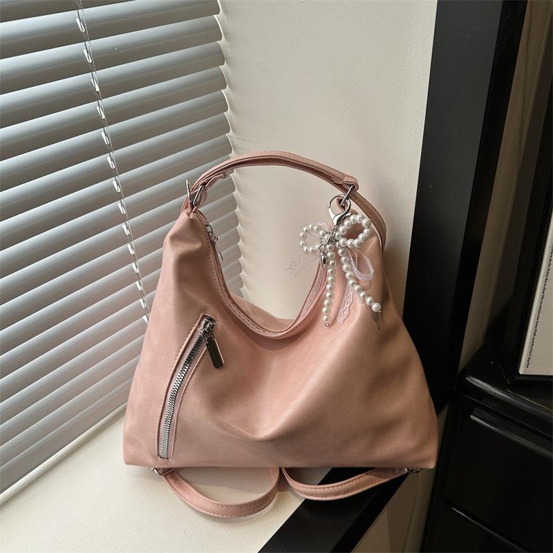 Schoolbag large capacity tote bag women's 1011 new trend simple Korean version fashion double shoulder back women's bag