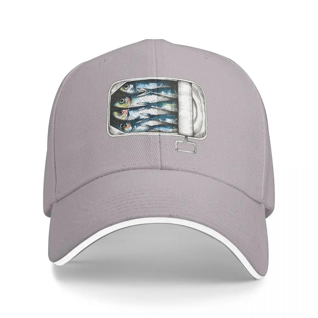 Packed Like Sardines Baseball Cap Sports Sunhat Sunscreen Women Hats Mens