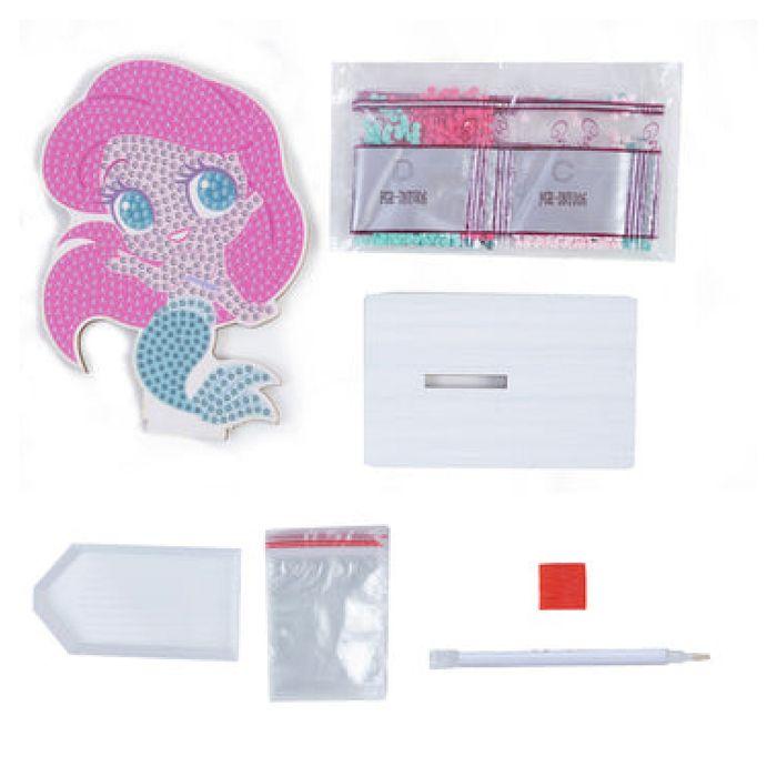 Acrylic Paint - Crystal Art - Buddy - 8x11cm - Little Mermaid - Child