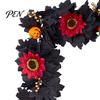 Fall Seasonal Decorations Halloween Artificial Maple Leaf Vine Decor, Wall Hanging Garland Durable Festive Ornaments for Party Scene, Spooky
