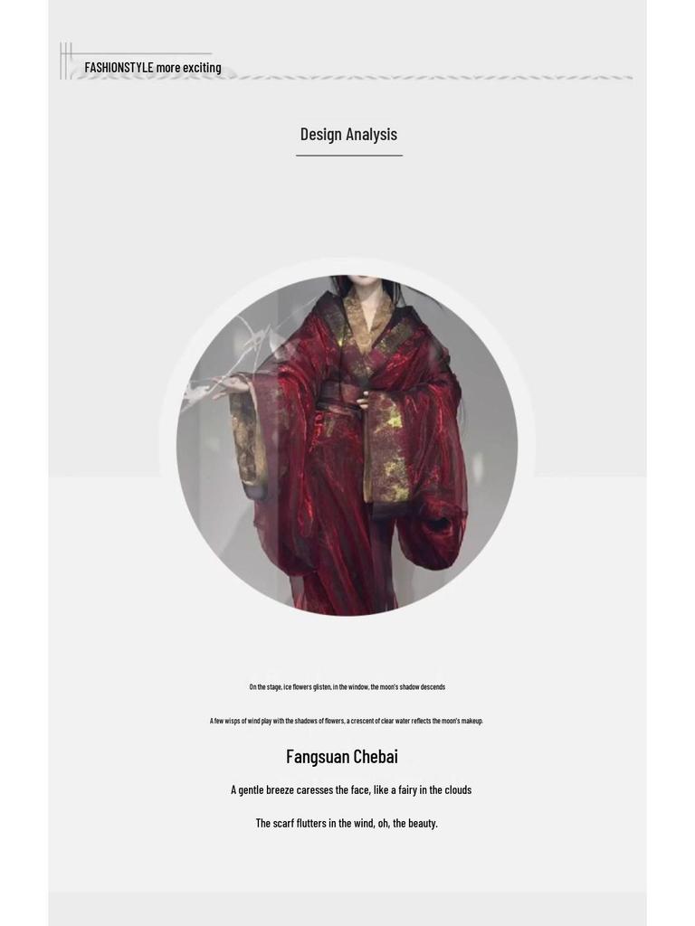 Zhi Jin Zeit der Streitenden Reiche Hanfu: Super Feenhafte Reproduktion mit geradem Saum - Absolut wunderschöner Umhang im chinesischen Stil