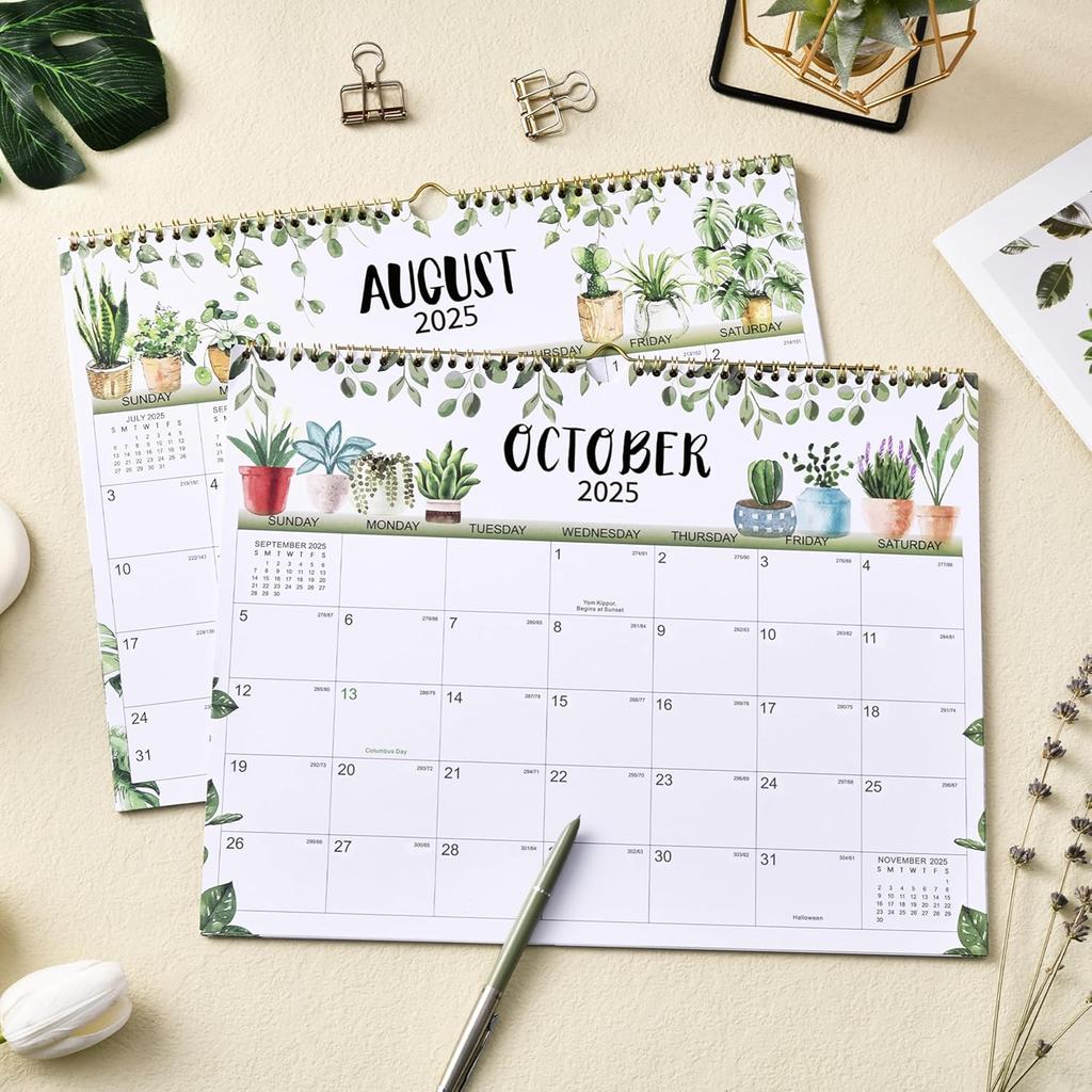 2026 Calendar - 2026 Wall Calendar, Jan. 2026 - Dec. 2026, 12-Month Calendar, 15" x 11.5", Twin-Wire Binding + Hanging Hook + Thick Paper + Unruled