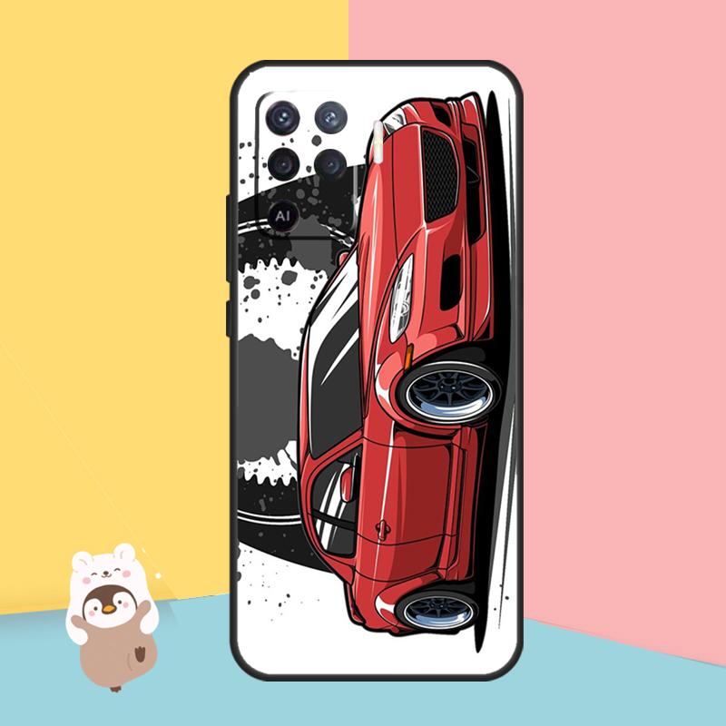 JDM Car RX7 MX5 Case For OPPO A54 A74 A94 A52 A72 A83 A91 A93 A15 A16 A5 A9 A31 A53 A53S 2020 Back Cover
