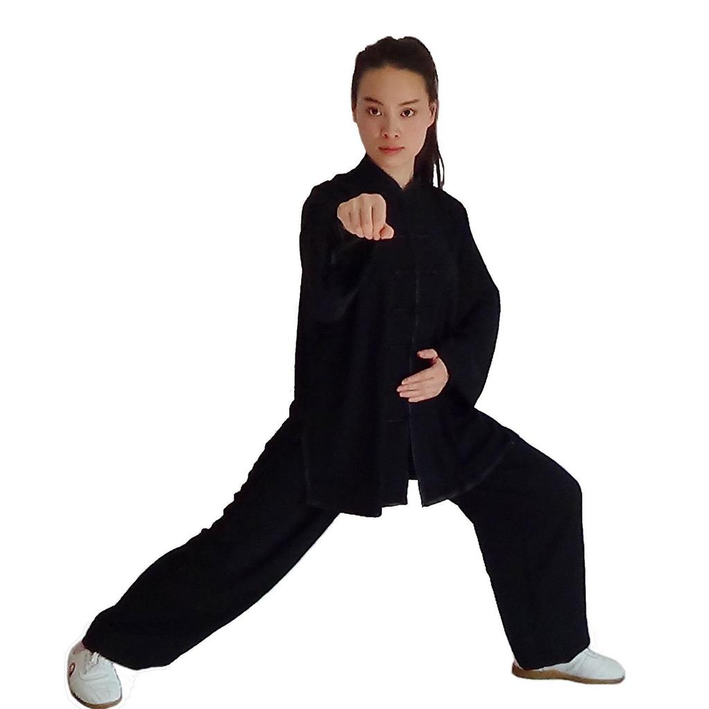 Wiosenno-letni bawełniano-jedwabny strój do Tai Chi - Odzież do ćwiczeń i występów dla mężczyzn i kobiet