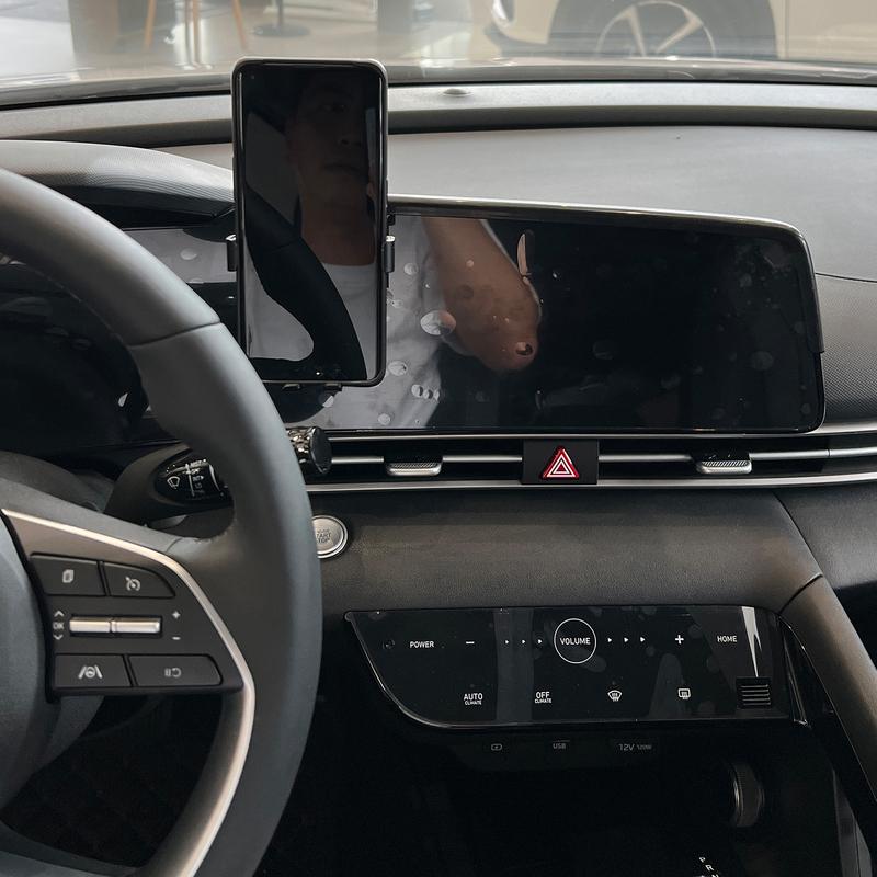 Passend für Hyundai Elantra Avante 2024-2026 N Line CN7 Integrierte Halterung für Bildschirm Handyhalter Halterung Auto Zubehör