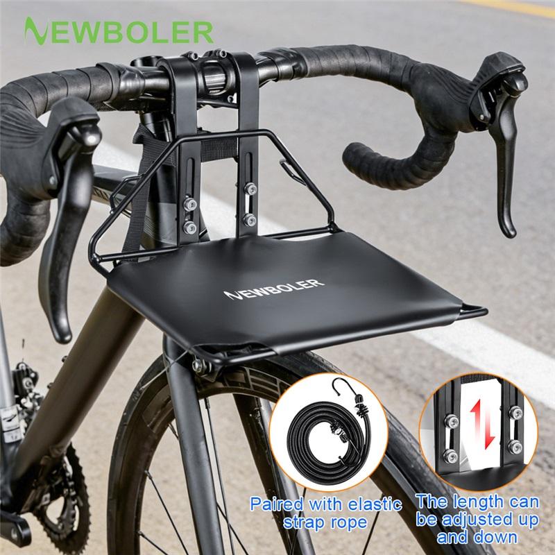 Pet Supermarket Black Newboler Bicycle Front Rack Carrier Panniers Bag Luggage Shelf Bracket Trunk Mtb Bike Cycling Rack 5Kg Load Capacity