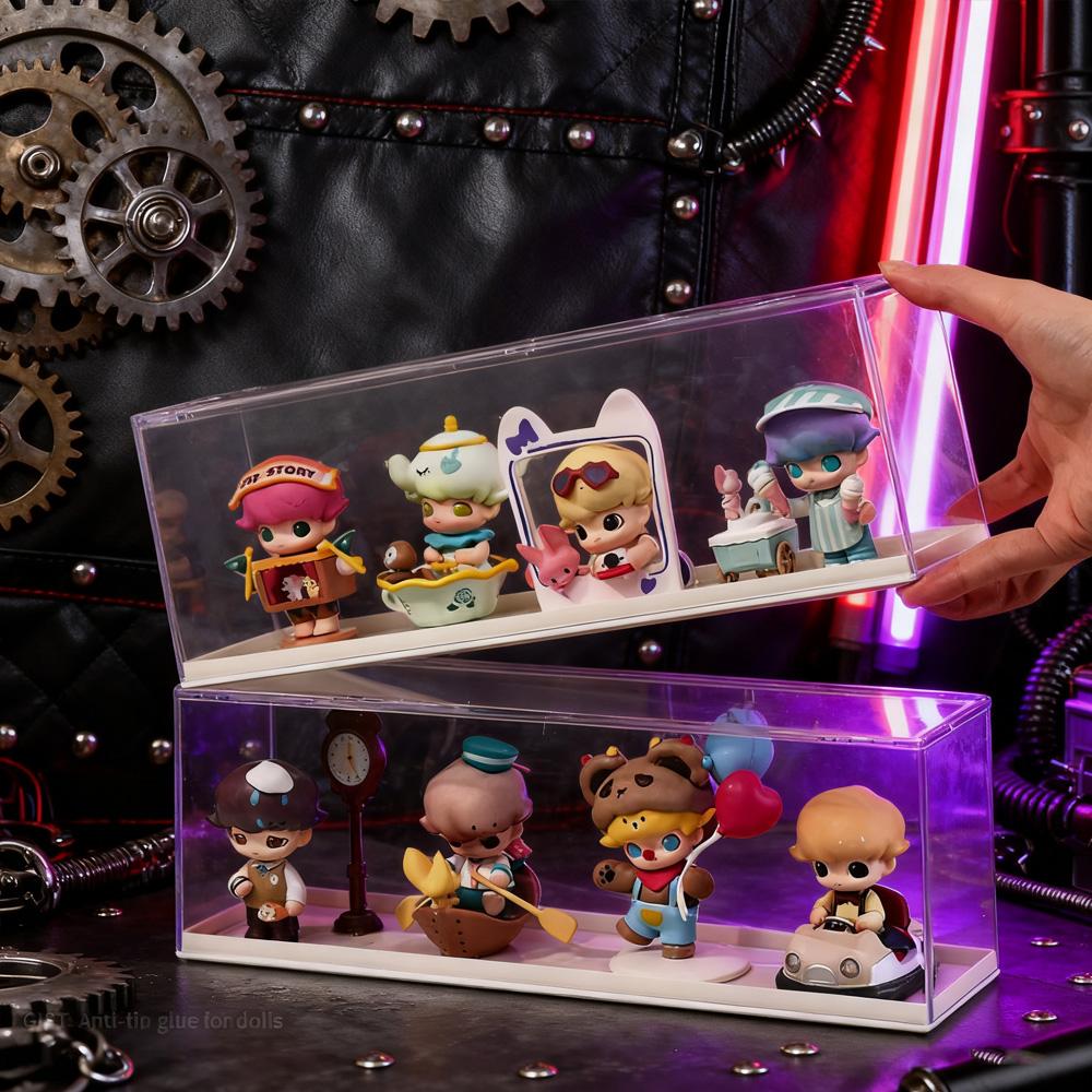 Premium Collectible Shelf Dustproof Blind Box Toy Display Storage 1/2/3 Layer Options Available