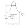 Fashion Kitchen Apron For Woman Men Chef Work Aprons For Grill Restaurant Bar Shop Cafes Beauty Nails Studios Uniform