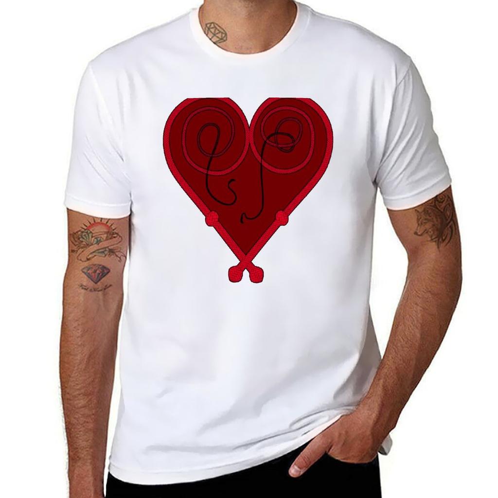 Whips Heart TShirt Lightweight Casual Summer TShirt