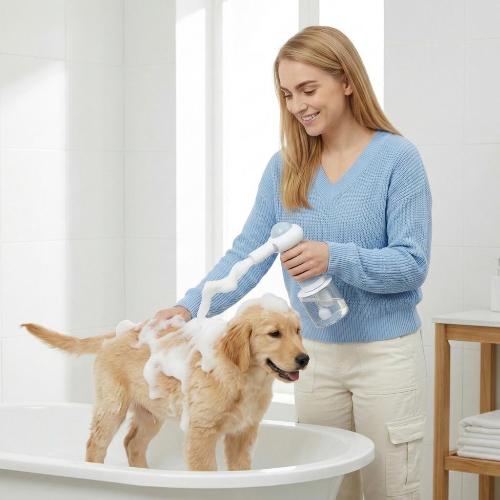 Dog And Cats Bathing  Bath Products Shower Gel Electric Foaming Machine  30ml