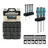 StealthMounts Wall Hive System Screwdriver Rack | Hand Tool Storage Rack | 4-Pack