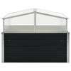 Greenhouse Anthracite 100 X 100 X 77 Cm Galvanized Steel
