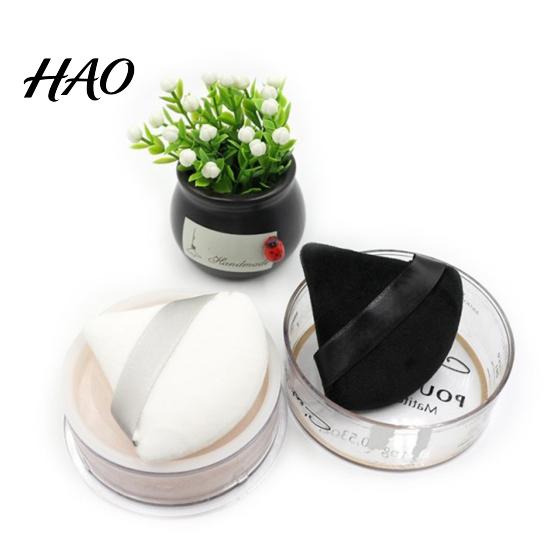 Soft Triangle Shape Powder Puff Washable Mini Cosmetics Reusable Cotton Face Lightweight Makeup Tools