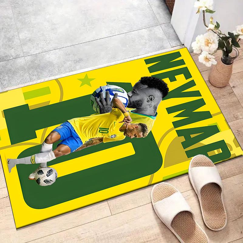 1pc Neymar18 Design Printed Area Rug Carpet for Bedroom Living Room Home Decor Rugs Mat Non Slip Mat Rug for Bedside