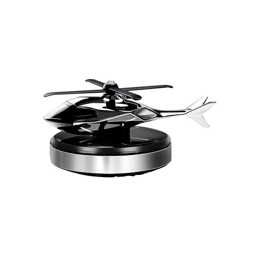 Car Aromatherapy Ornament Helicopter Solar Aromatherapy Diffuser Rotary Airplane Car Perfume Ornament Air Freshener Lasting Light Fragrance Interior