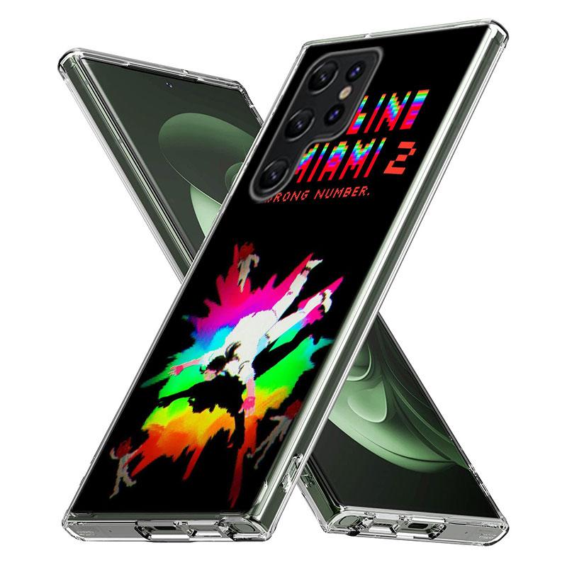 Game Hotline Miami Capa Phone Case For Samsung S26 Ultra S25 Edge Galaxy S23 S21 S20 S24 FE S22 S10 Plus Cover Clear TPU Shell C