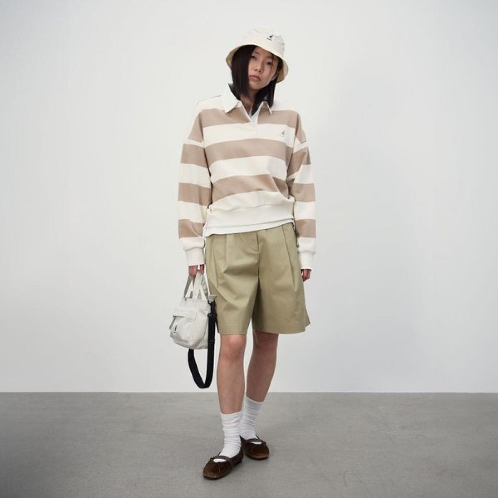 Kangol Women S Rugby SweatShirt 1807 Off White SS