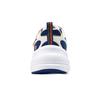 Skechers Kids Leather Comfortable Versatile Non-Slip Shock Absorbing Low-Top Casual Shoes Kids Sneaker White Navy-Blue 405304L-WNV