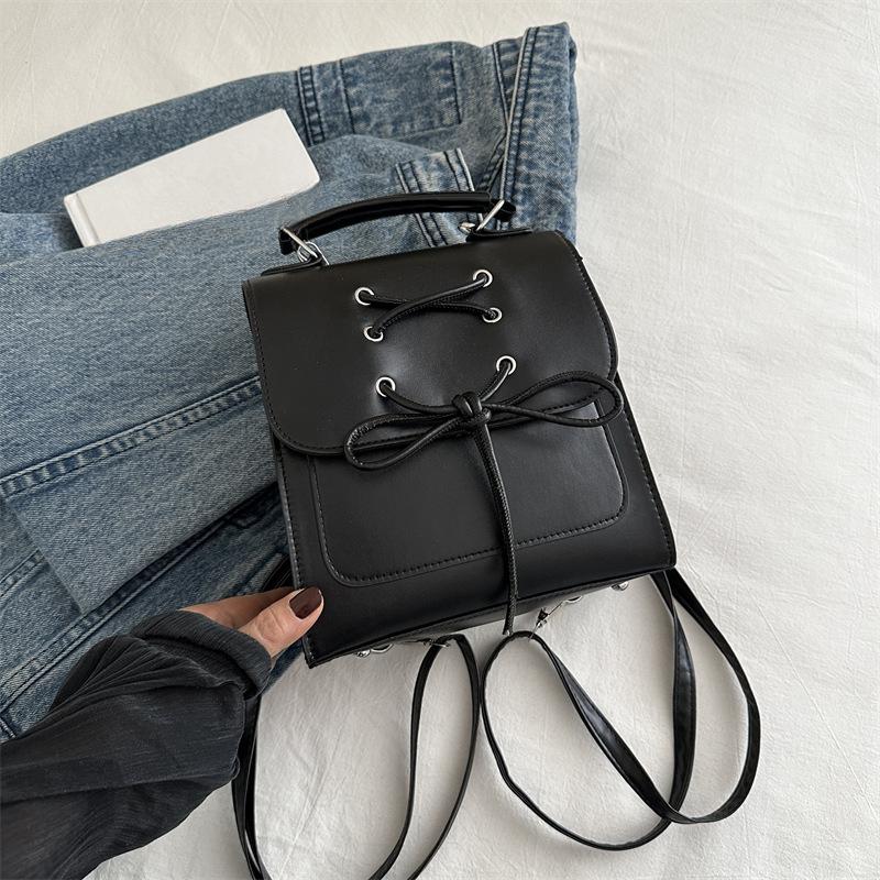 Koreanische Version des Schleifenrucksacks für Damen, neuer trendiger Moderucksack, süße Handtasche, Schultertasche, Schultasche