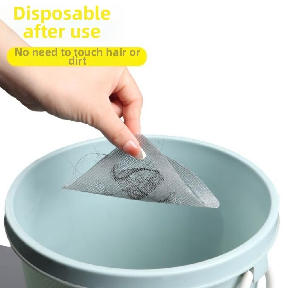 10/30/50pcs Mesh Design Floor Sink Strainer Disposable Bathroom Sink Filter  Laundry Room