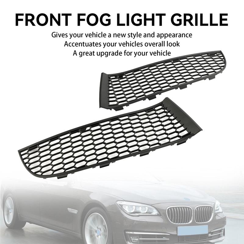 Front Bumper Lower Grille Grill Cover For BMW F01 F02 M Sport 2009-2015-M53K