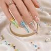 42 Girds 3D Fingernail Rhinestones 3D Glass Nail Charms  Jewelry  Accessories