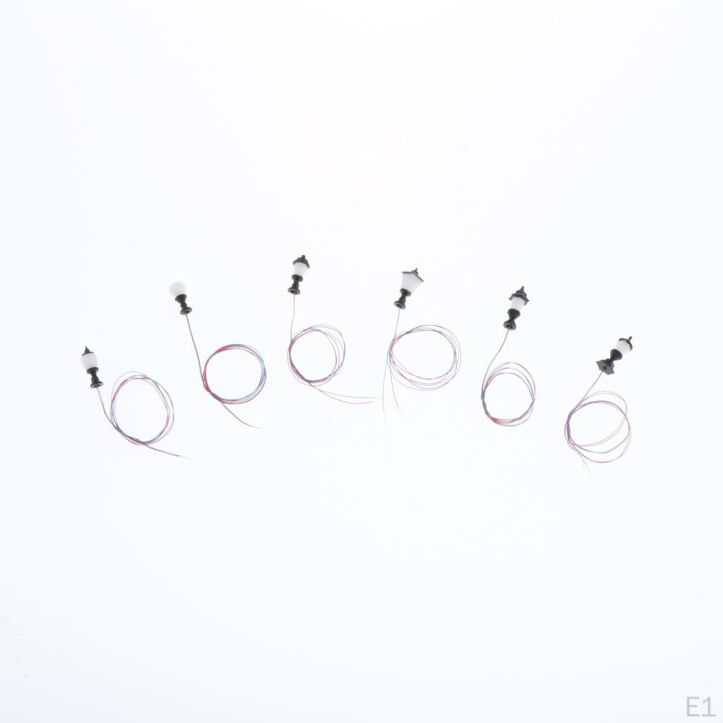 Model cu 10 lumini cu iluminare LED pentru realizarea gradinii