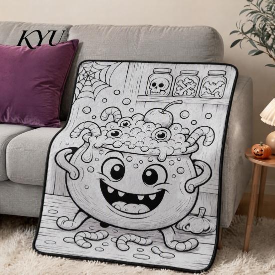 Einzigartige Geburtstagsgeschenke für sie Halloween DIY Maldecke mit 24 Stiften, Gestalte deine eigene Decke, Dekorative Wohnzimmerdecke, Geist Kürbis