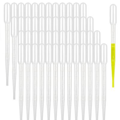 Plastic Dropper Pipette, Disposable Eye Dropper, Suitable for Essential Oils, Home Use, Science Classes, Laboratory experiments,DIY Art
