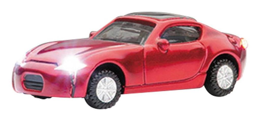 KATO N Gauge Just Plug Sports Car Red 24-681A Diorama Supplies