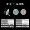 2Pcs 1W 2W 3W  G4 Back Pin Round Board LED Bulb DC 12V 24V  Lamp For Car Boat Home Spotlight Cabinet Lighting Replace Hologen