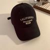 Letter California Embroidery Baseball Cap Women Wide Brim Soft Fashion Hats