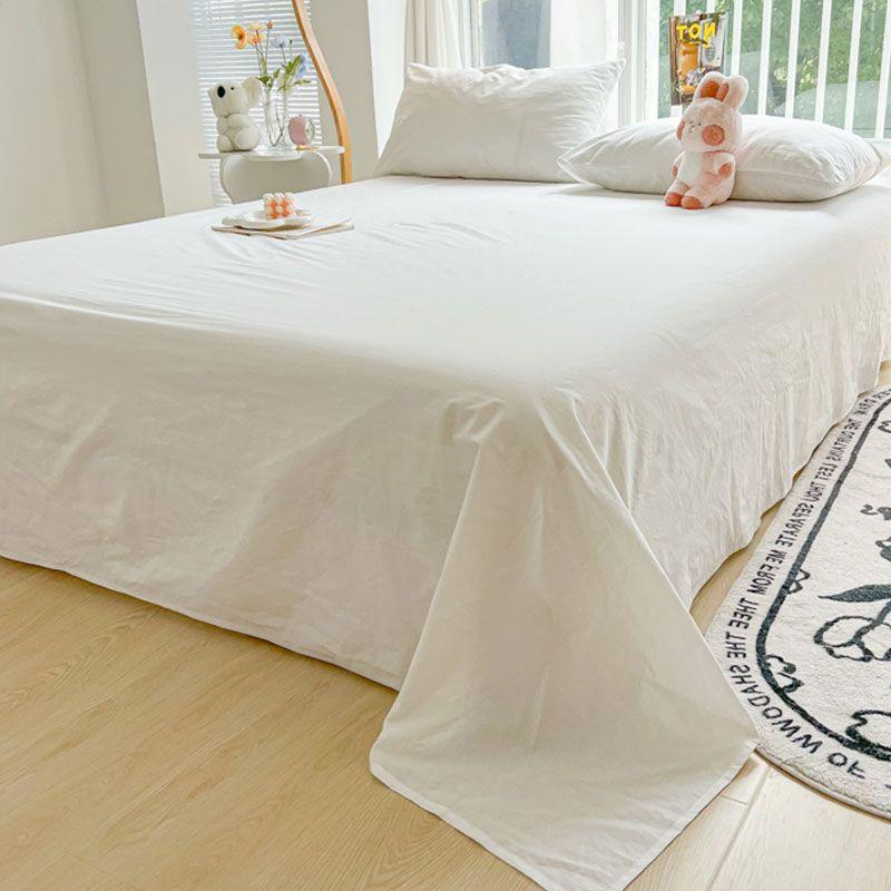 New Japanese Style Striped Thick Bed Sheet with Pillowcase for Single Student Dormitory