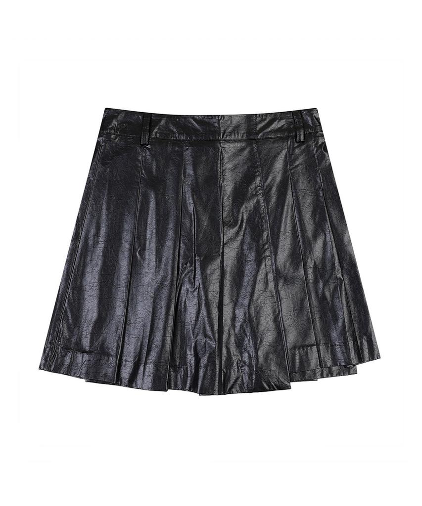 VANAKE Slit Pleated Mini Skirt_Vb3Xskmd01A