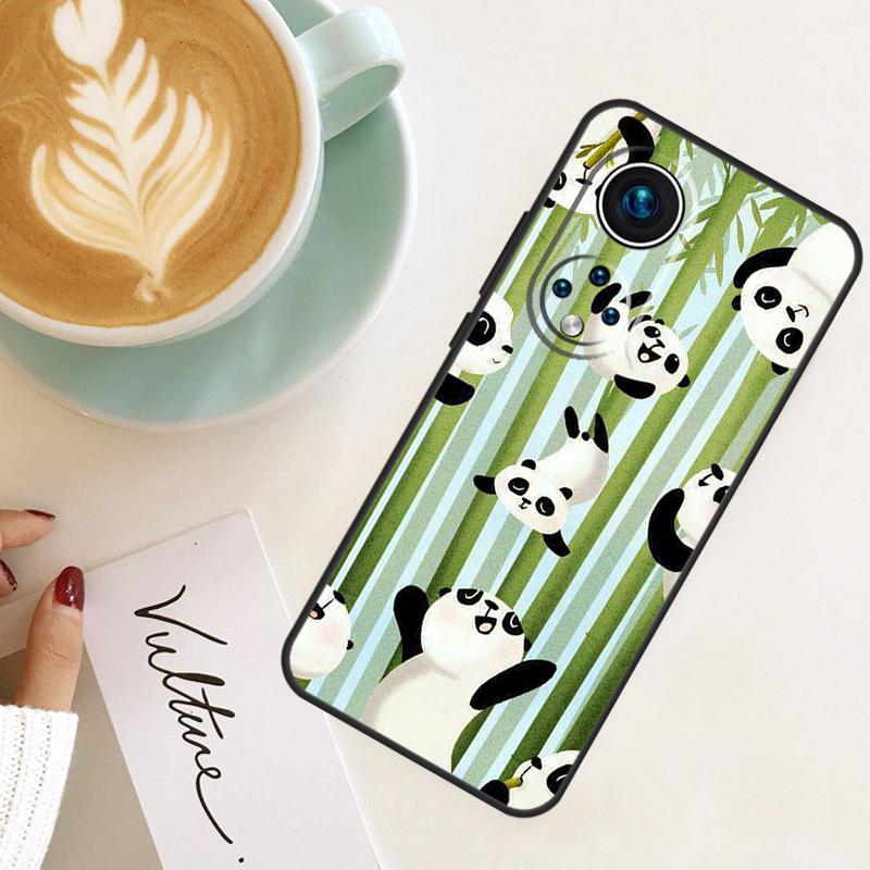 Cute Cartoon Panda For Honor Magic 8 Pro 6 7 Lite Case For Honor Win RT X9d X9c X9b X9a X8c X8b 200 400 50 70 90