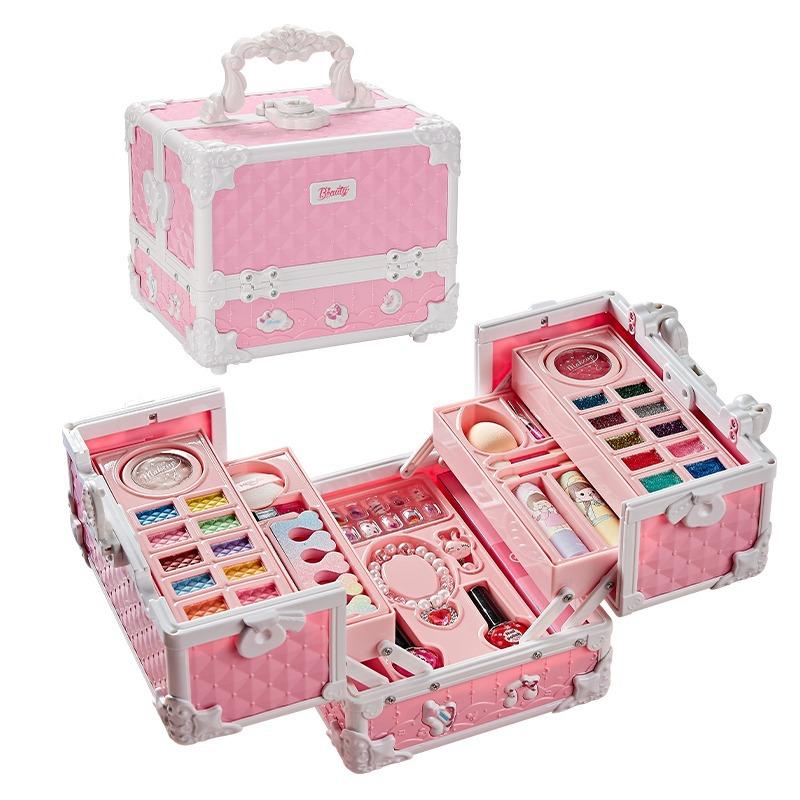 Children Makeup Kit for Girls Lipstick Makeup Cosmetics Pretend