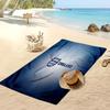 England Fußball Print Strandtuch Schnelltrocknend Super Saugfähig Weiches Badetuch für Schwimmen Strand Reisen Fan Souvenir Geschenk