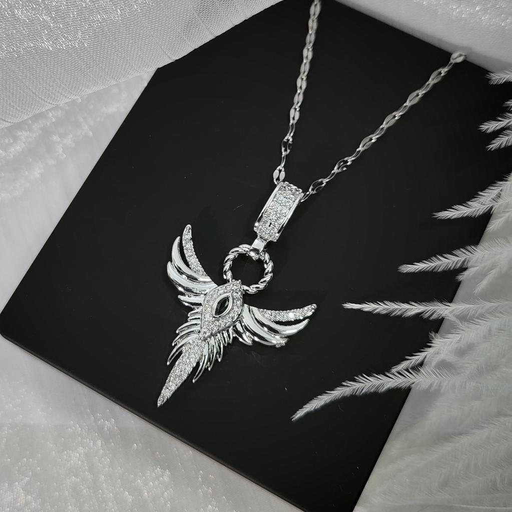 Angel Wings Necklace Women'S Personality Versatile Wings Pendant Collarbone Chain Accessories